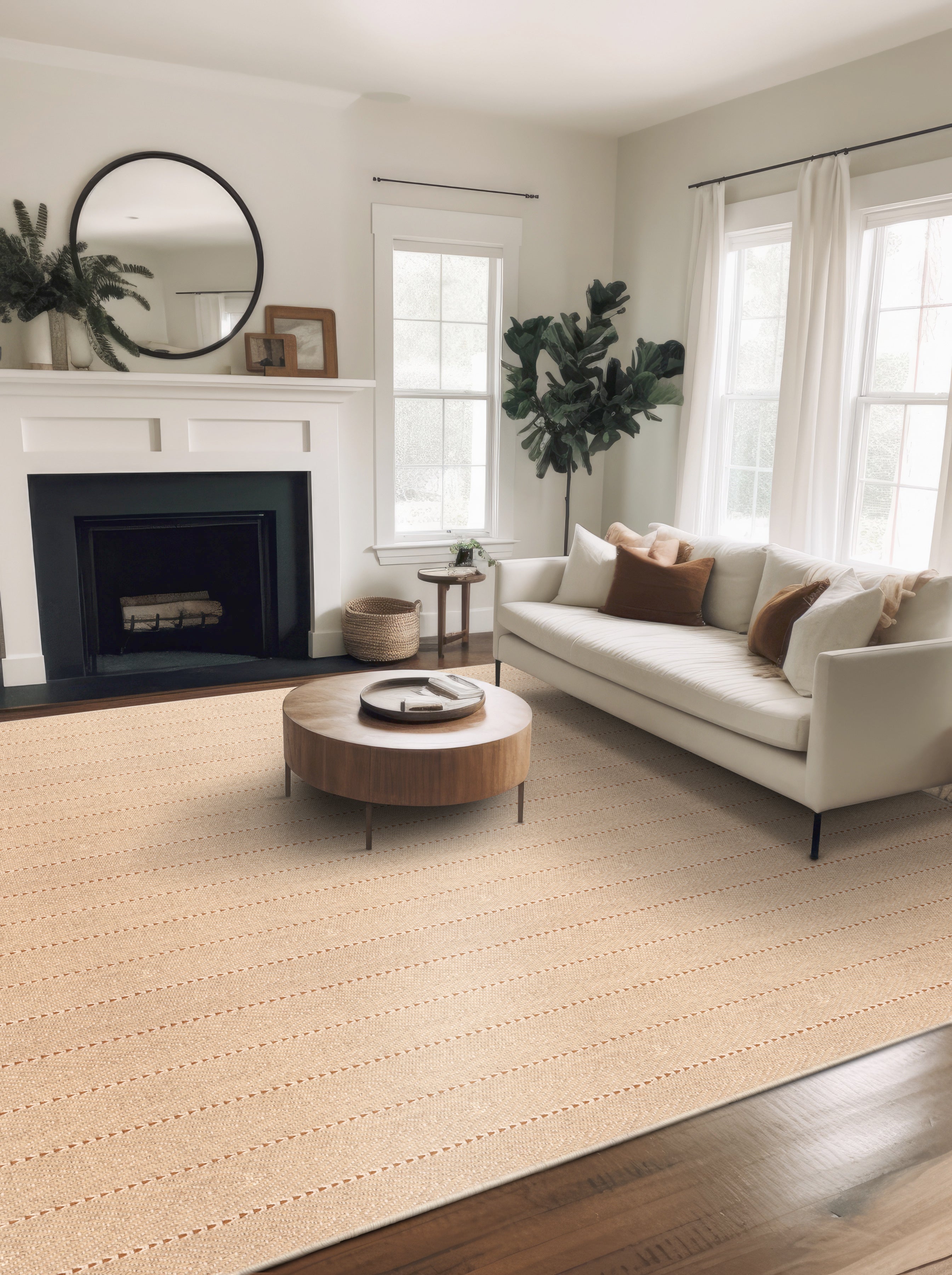 Blossom Trail - Powder - LuxCut Carpet