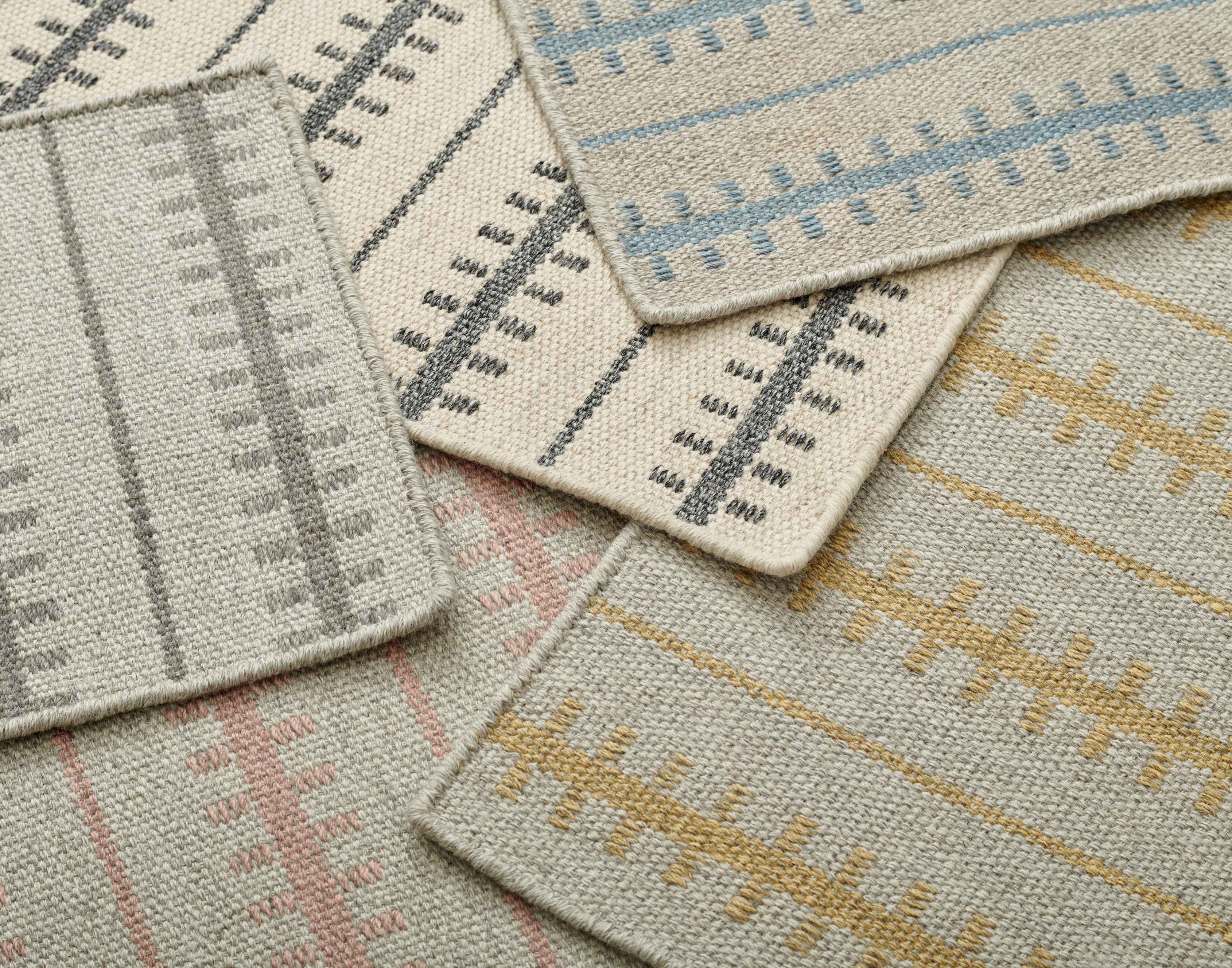Ticking Stripe 2 - Powder Blue - LuxCut Carpet