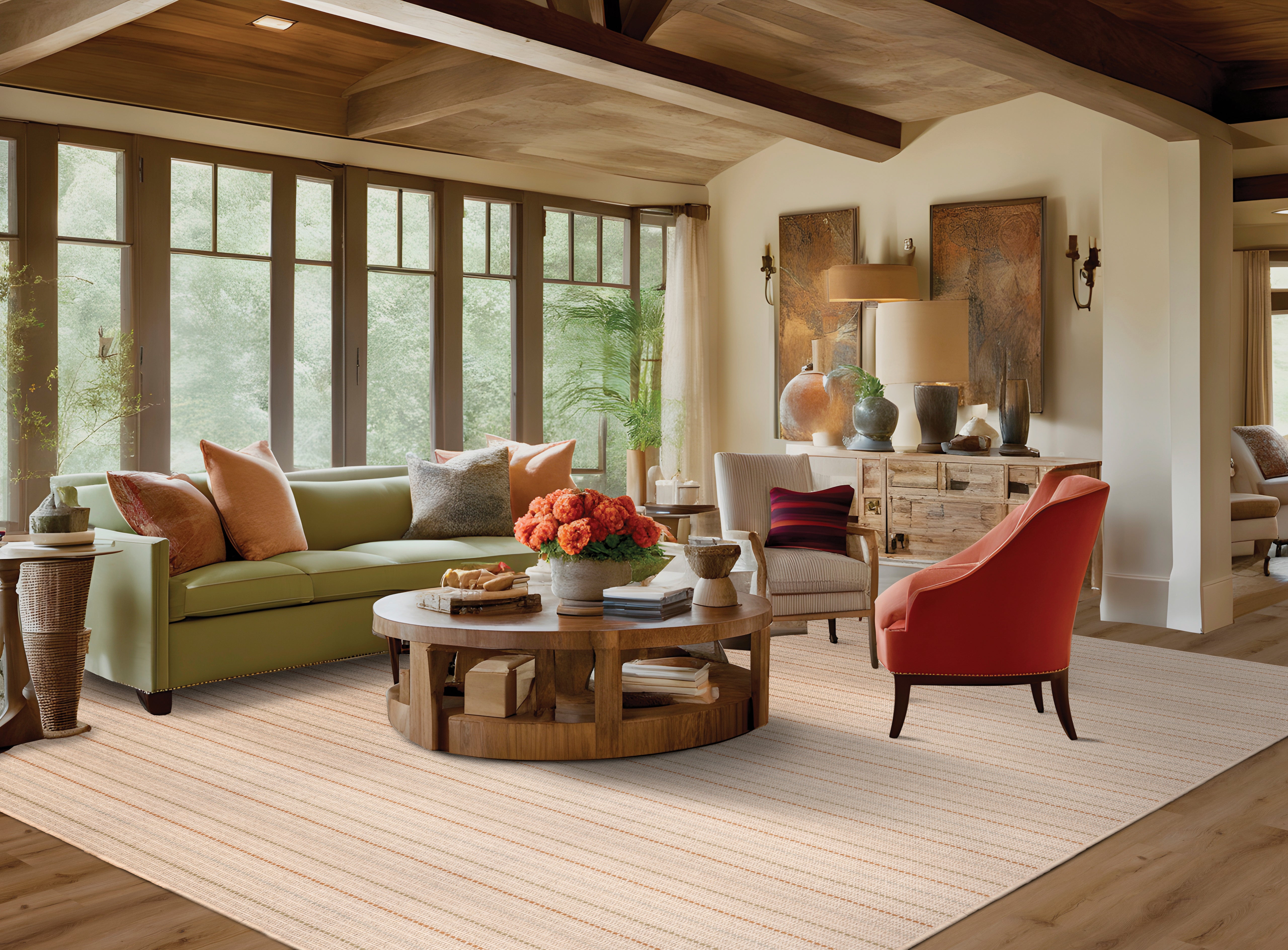 Aster Grove - Wheat - LuxCut Carpet