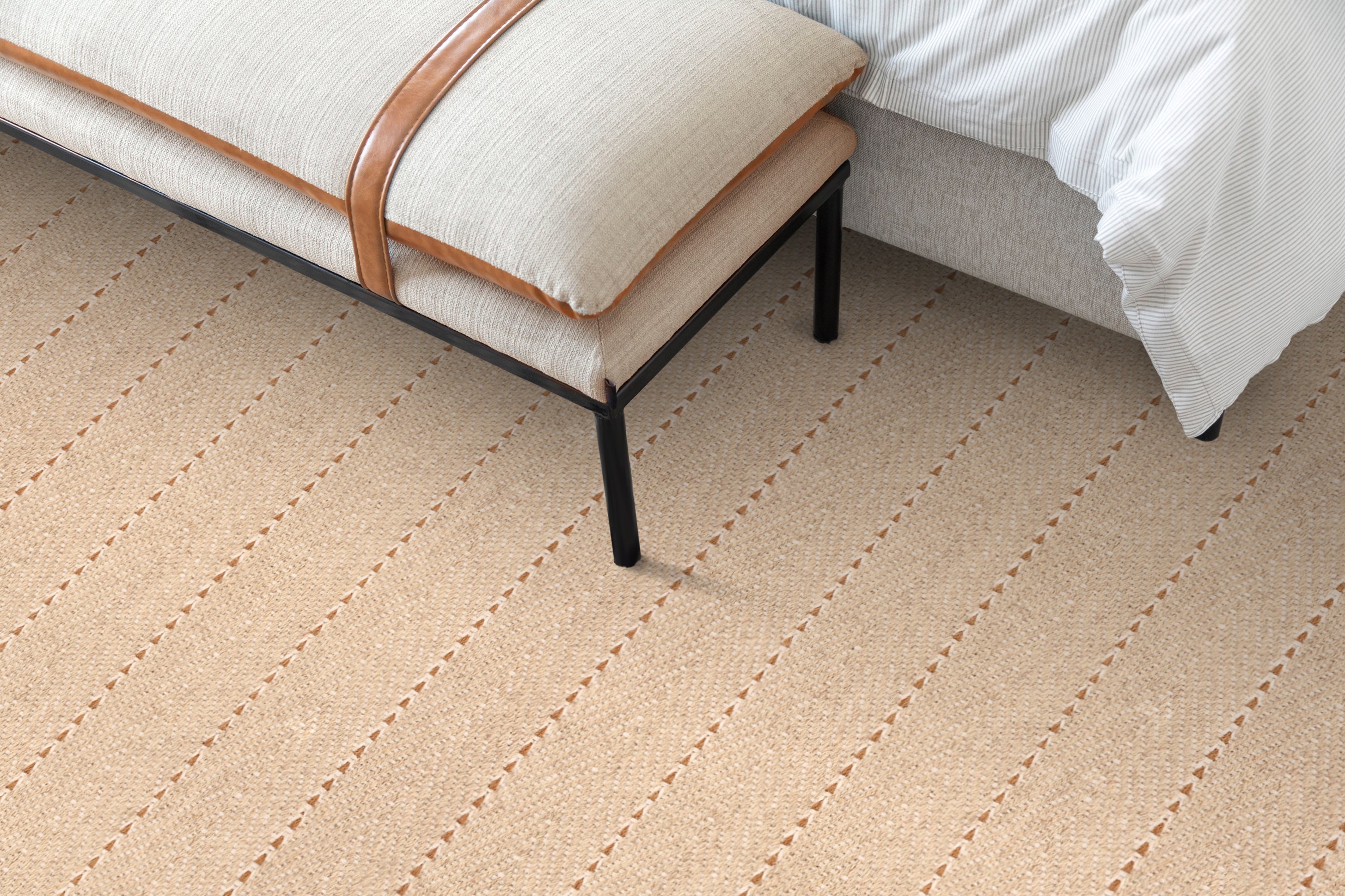 Blossom Trail - Powder - LuxCut Carpet