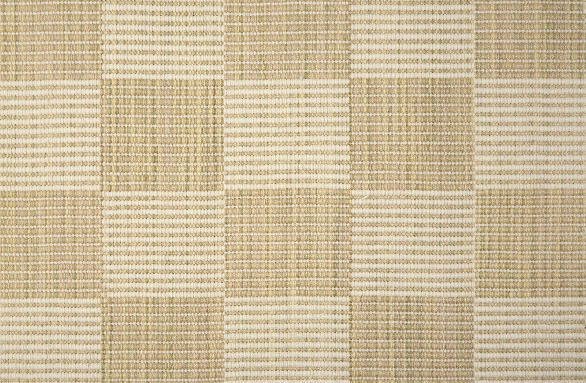 Textured beige and brown checkered rug pattern