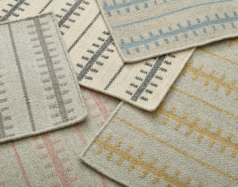 Ticking Stripe 2 - Powder Blue - LuxCut Carpet